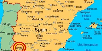 Sevilla espagne carte