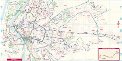 Séville plan des transports publics