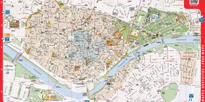 Séville sur la carte
