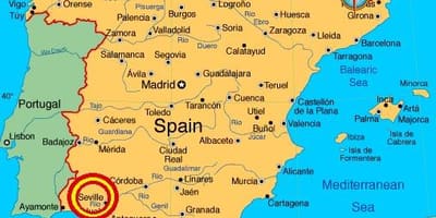 Sevilla espana carte